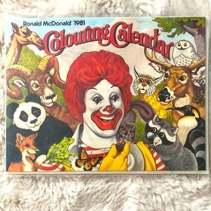 Ronald McDonald 1981 Calendar